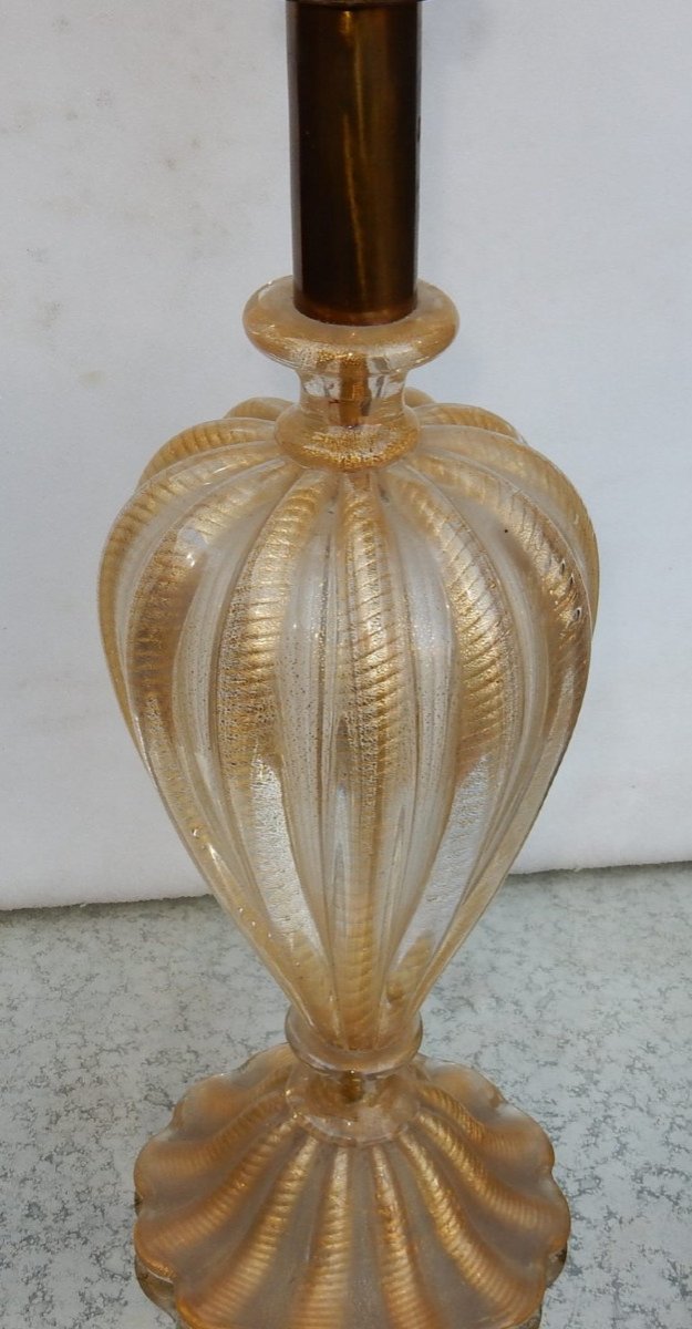 1970 ′ Barovier & Toso Style Murano Lamp-photo-2