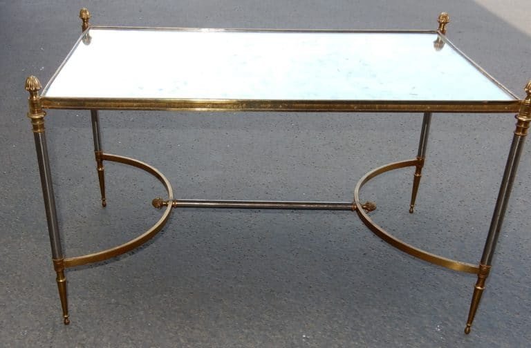 1950/70′ Table Basse Maison Jansen 80 X 49 Cm-photo-2