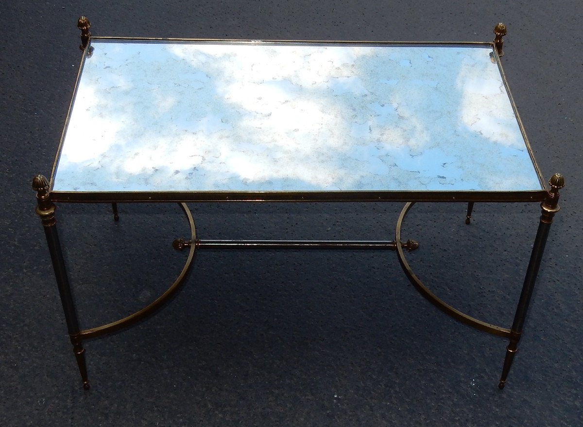 1950/70′ Table Basse Maison Jansen 80 X 49 Cm-photo-3