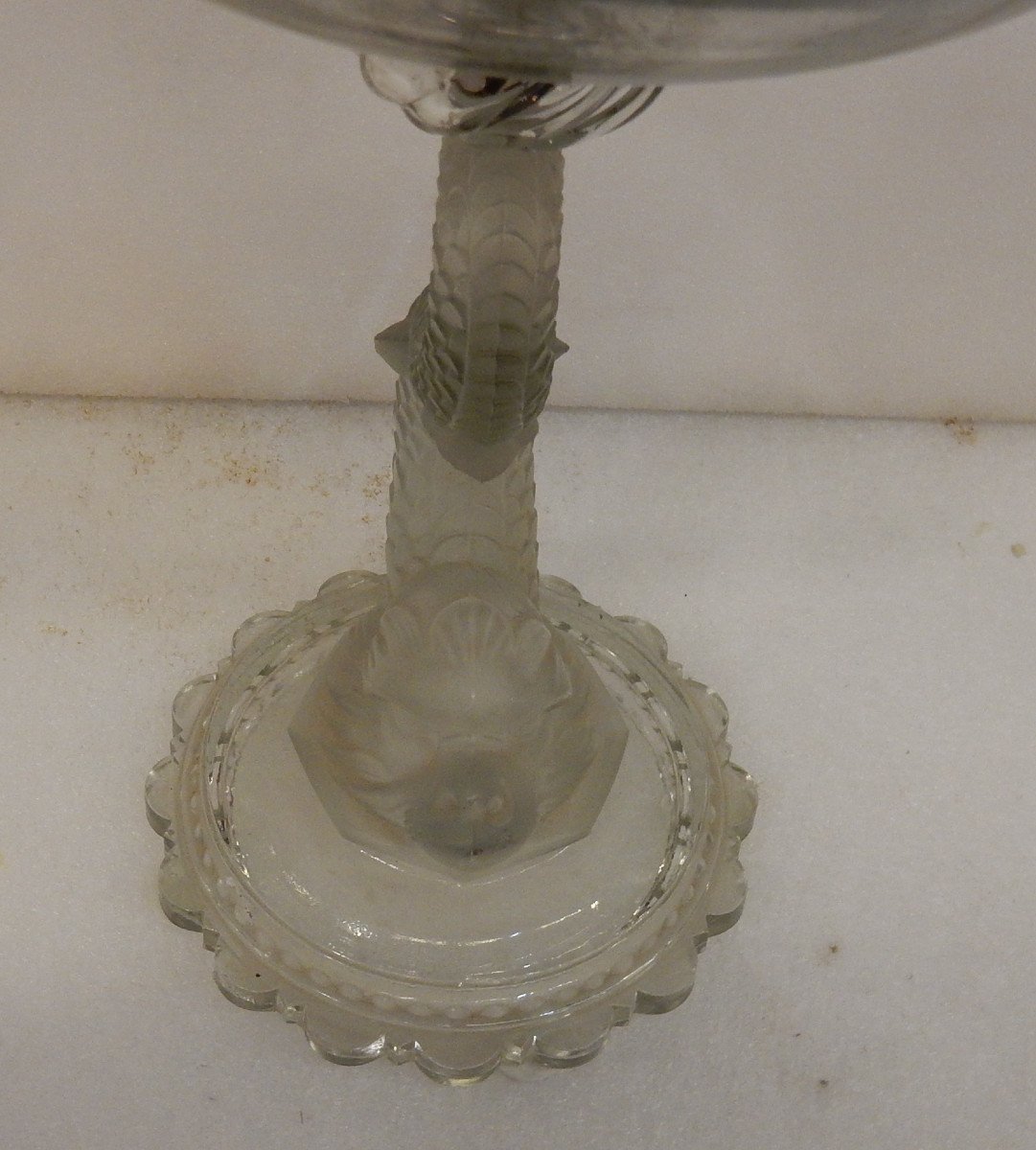 1950 'dolphin Cup Molded Baccarat Model-photo-3