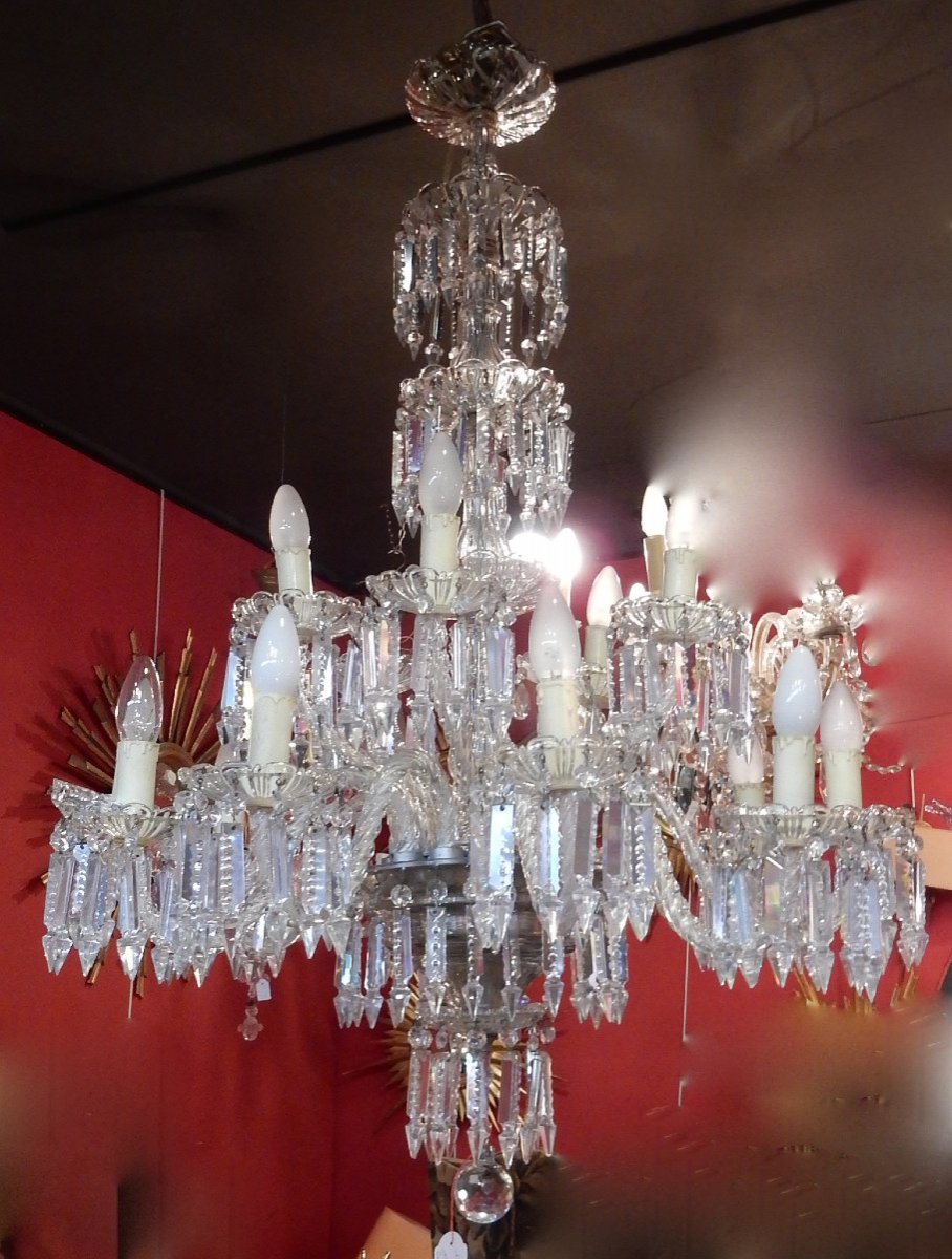 1950 ′ Chandelier 15 Branches 10 + 5 Baccarat