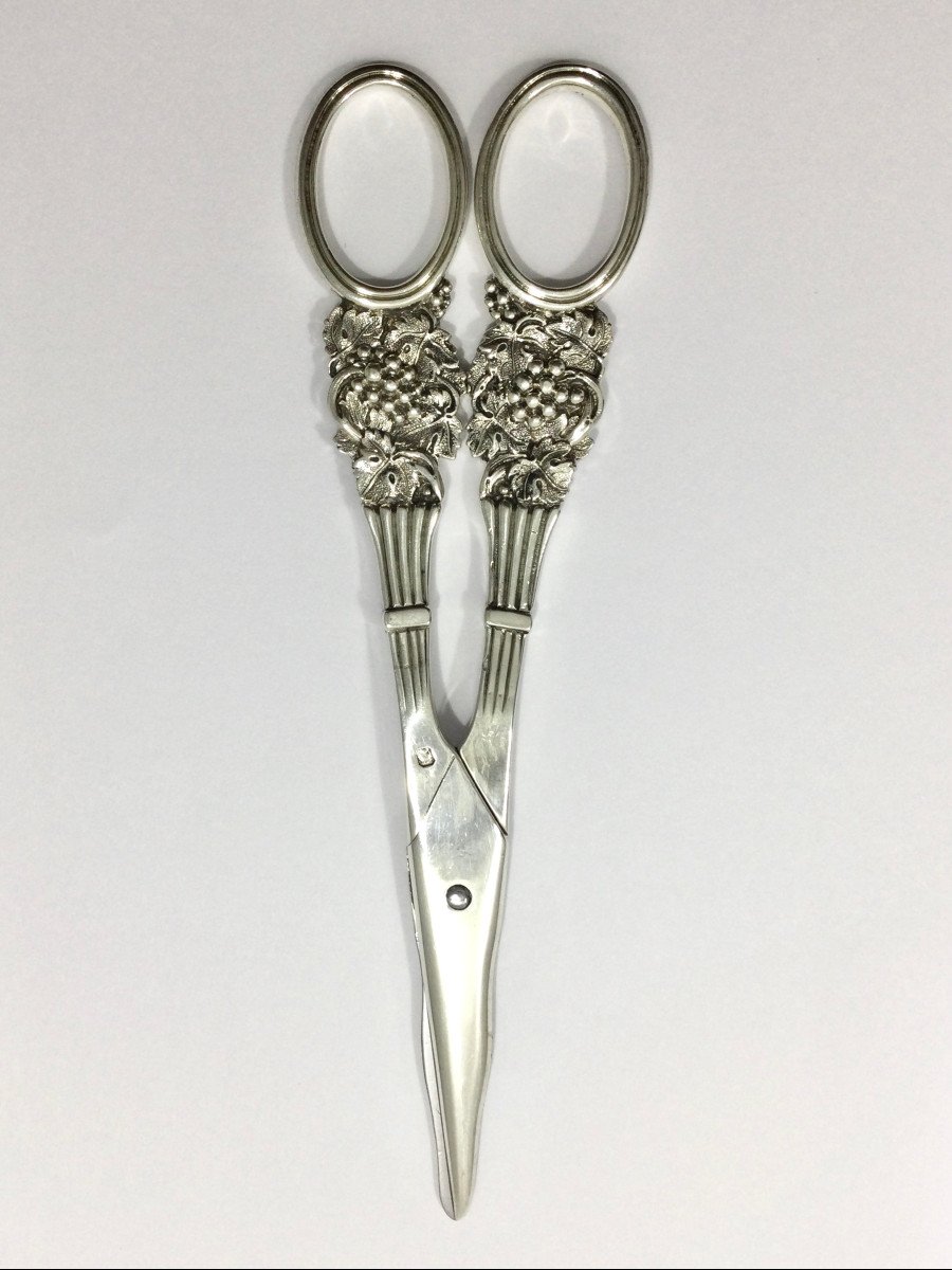 Pierre Queille - Pair Of Silver Grape Scissors