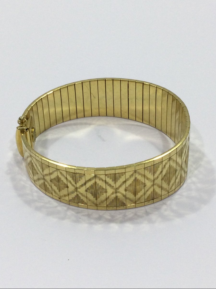 Gold Articulated Bracelet-photo-4