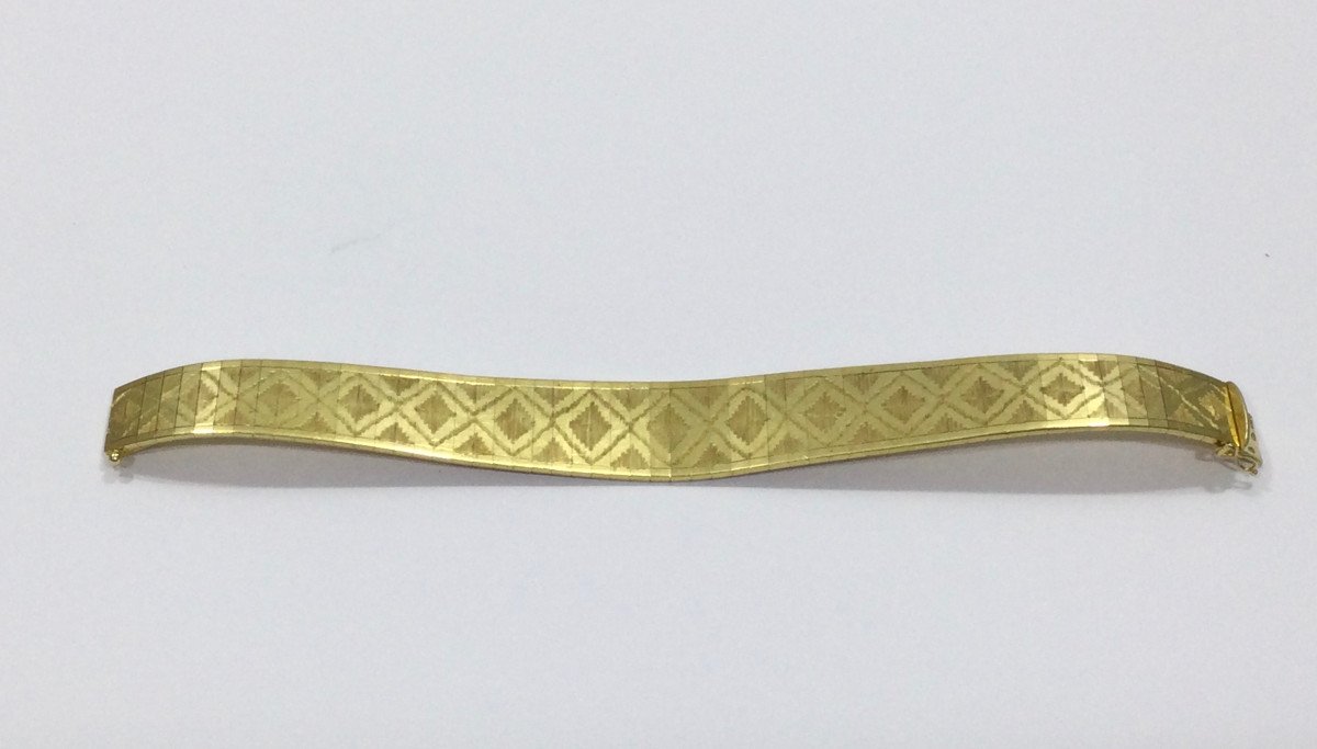 Gold Articulated Bracelet-photo-4