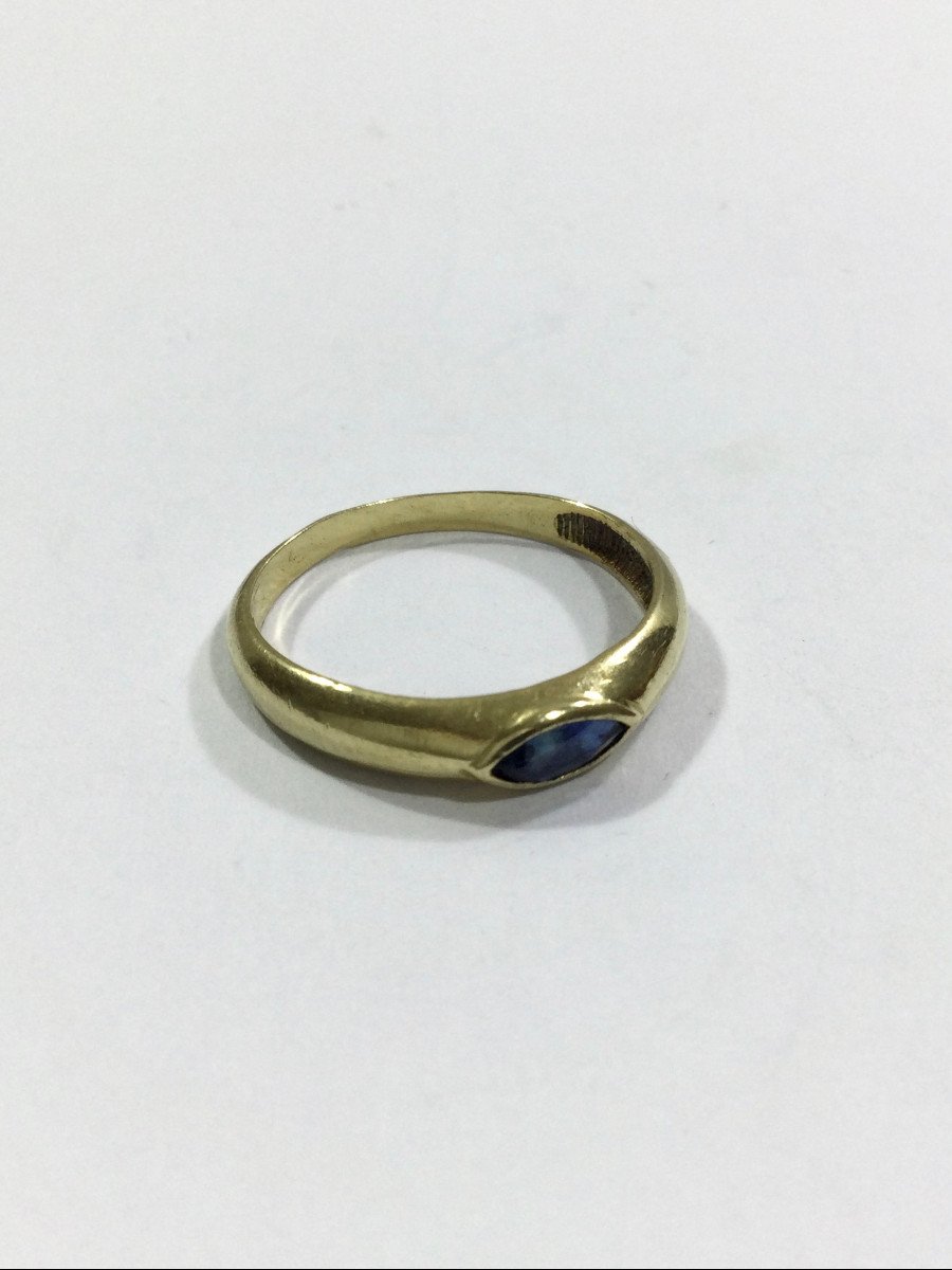 Gold And Sapphire Ring-photo-2