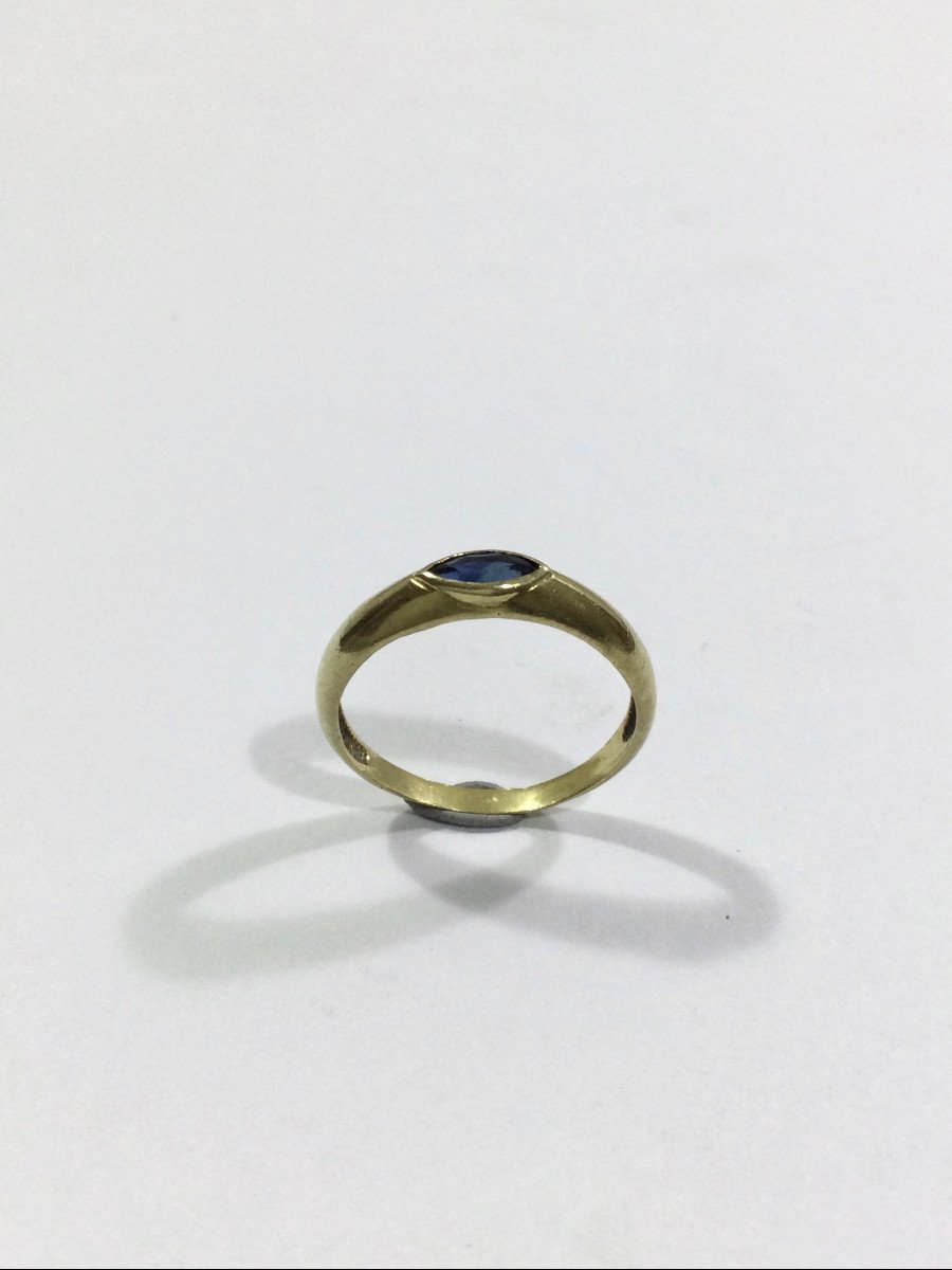 Gold And Sapphire Ring