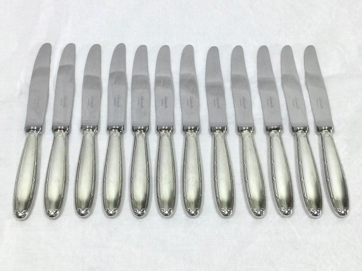 Christofle - Dessert Knives Rubans Croisés-photo-2