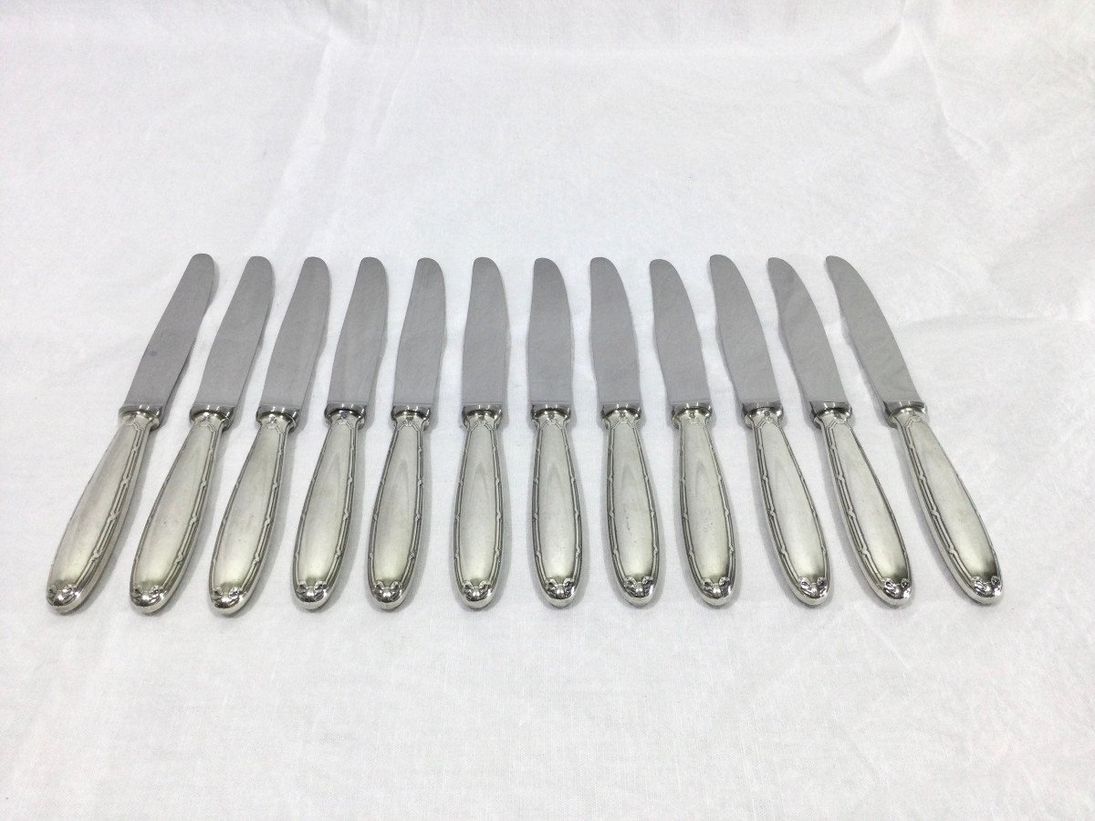 Christofle - Dessert Knives Rubans Croisés-photo-4