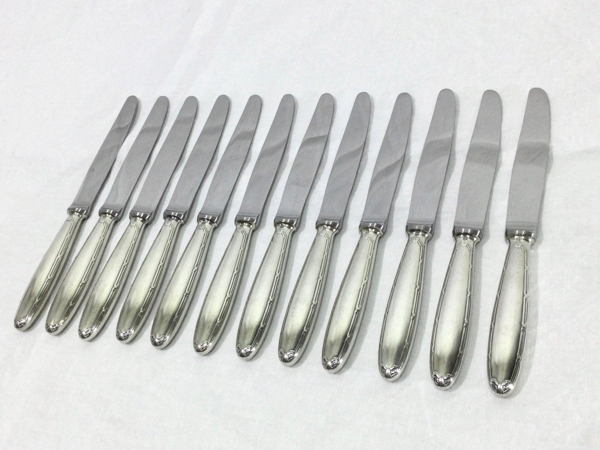 Christofle - Dessert Knives Rubans Croisés-photo-1