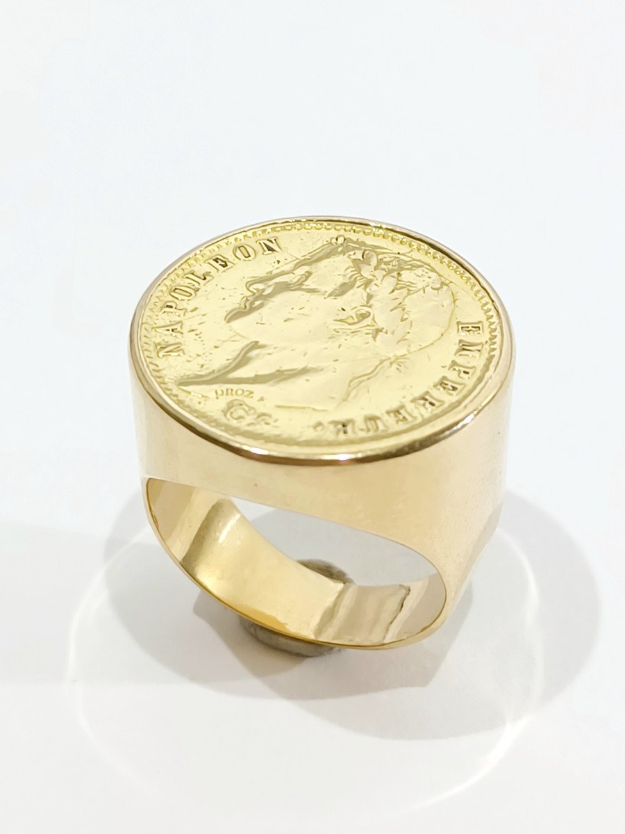 Napoleon Emperor Gold Ring-photo-2