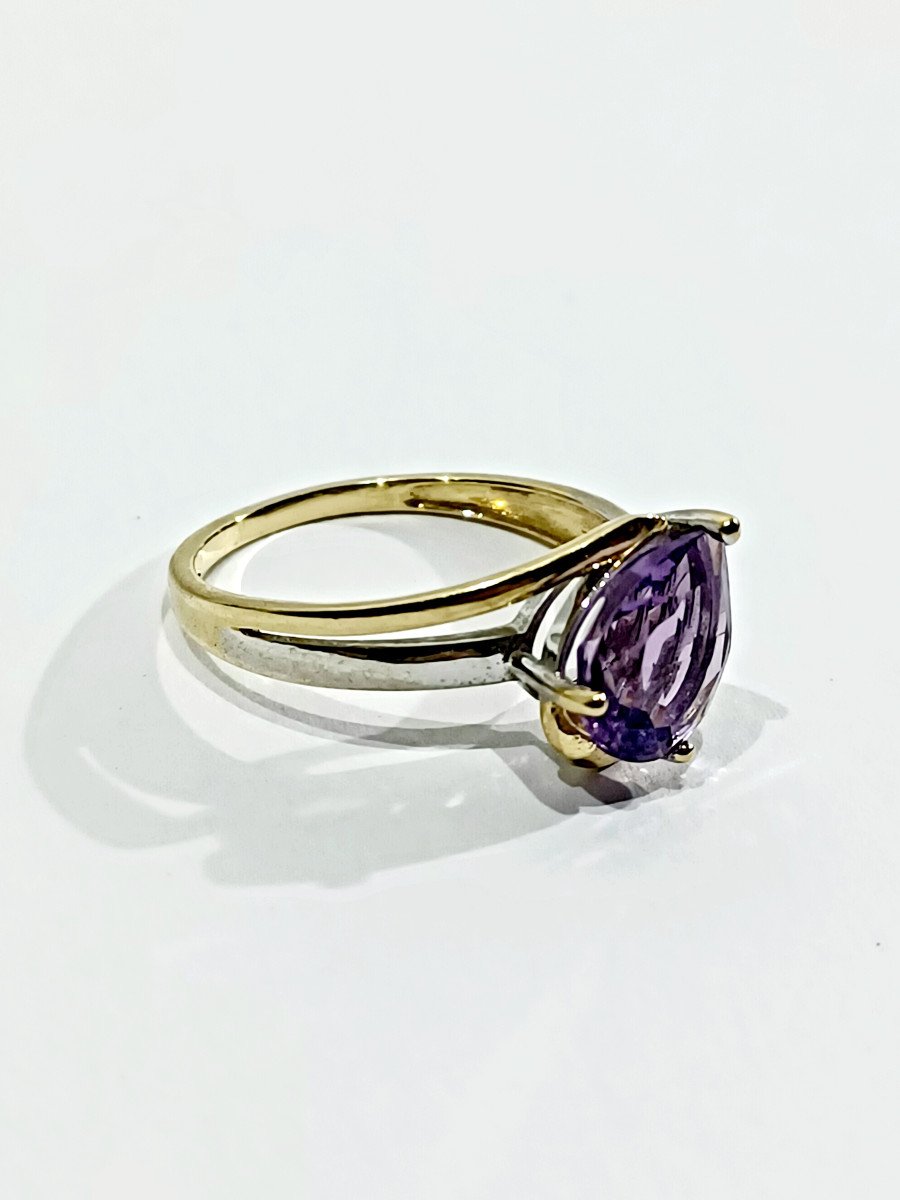 Gold And Amethyst Ring-photo-4
