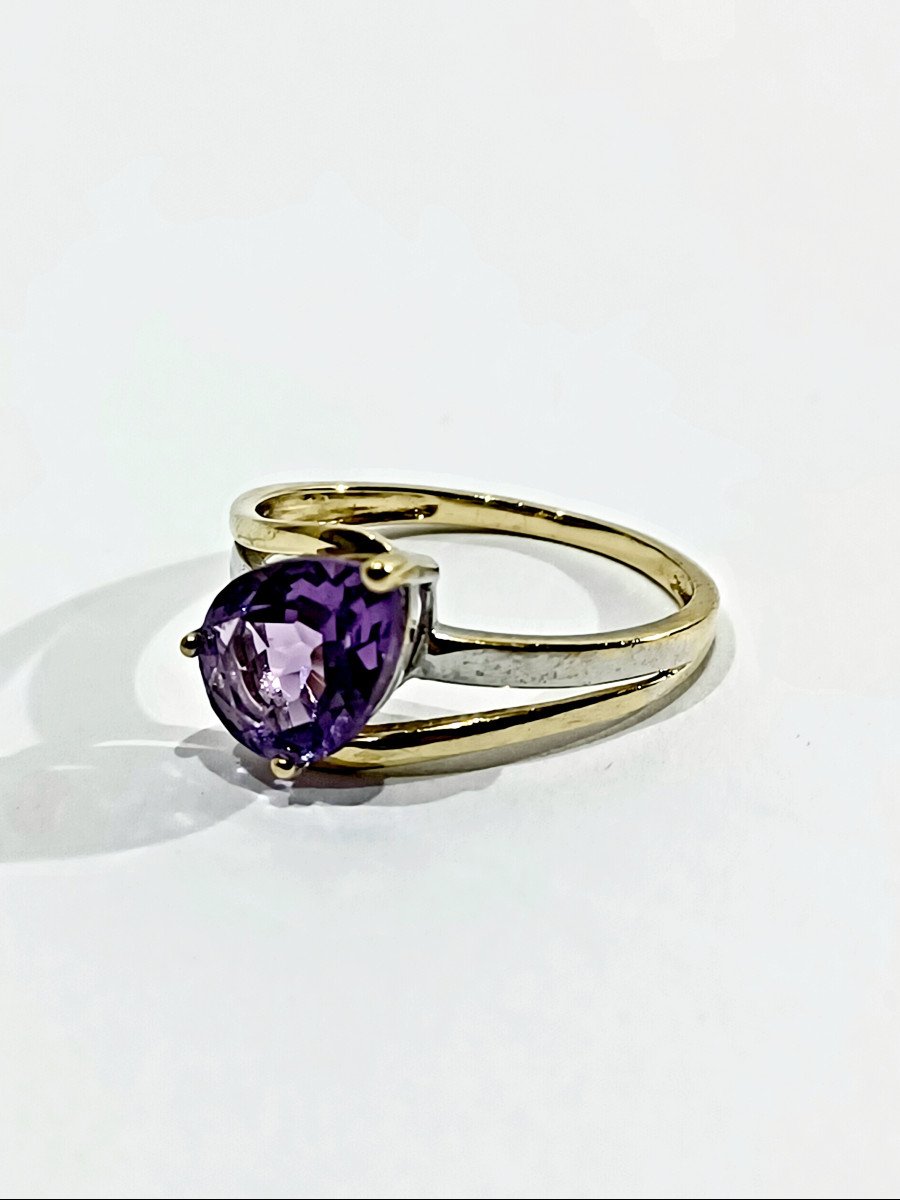 Gold And Amethyst Ring-photo-5