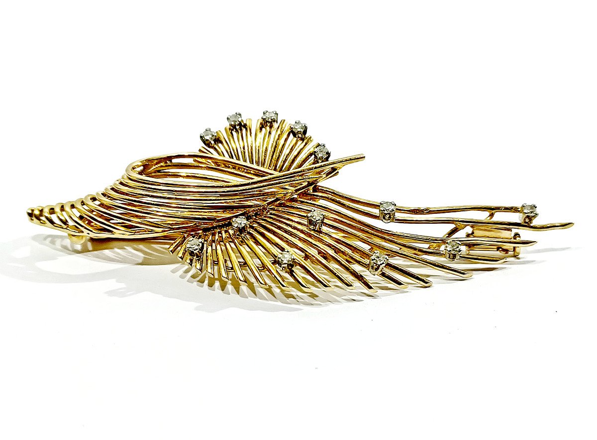 Brooch In Gold And Diamonds-photo-4