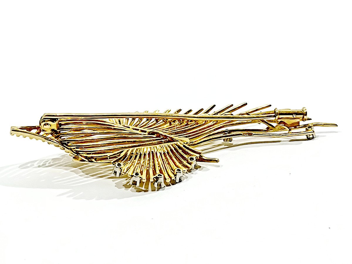 Brooch In Gold And Diamonds-photo-4