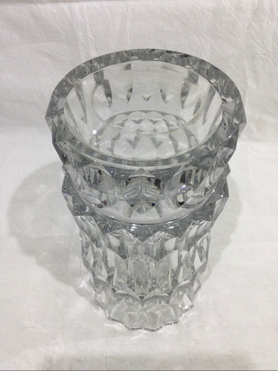 Baccarat - Large Crystal Vase-photo-7