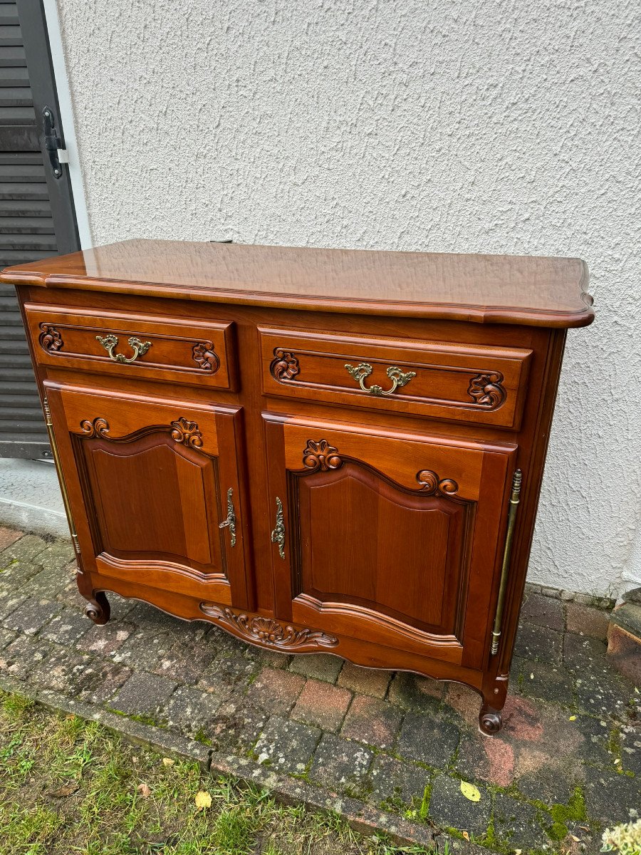 Louis XV Style Buffet In Cherry-photo-3