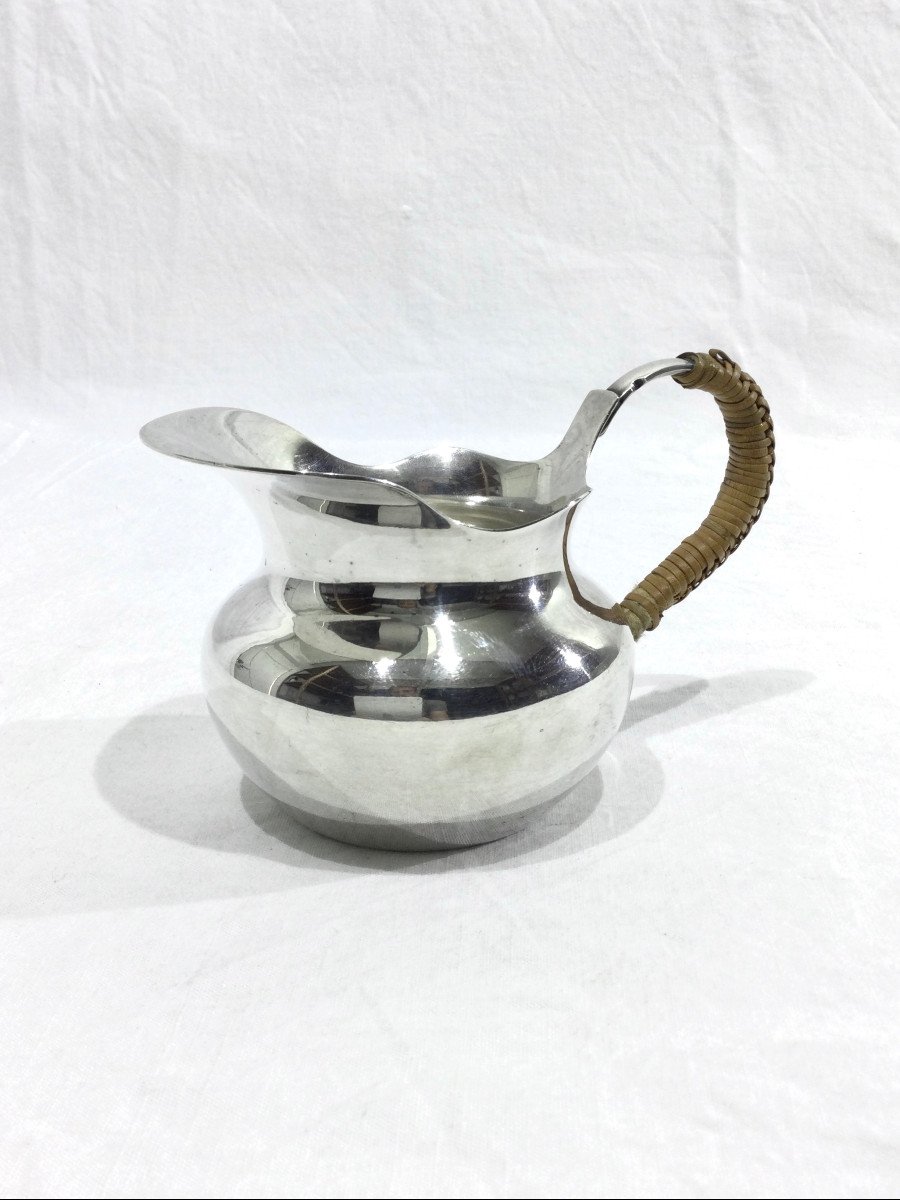 Plaait – Silver Metal Milk Jug-photo-2