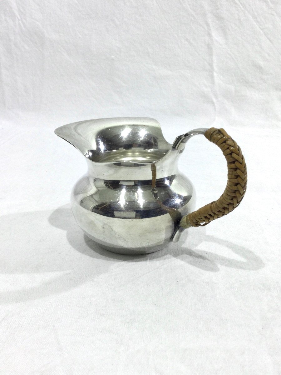 Plaait – Silver Metal Milk Jug