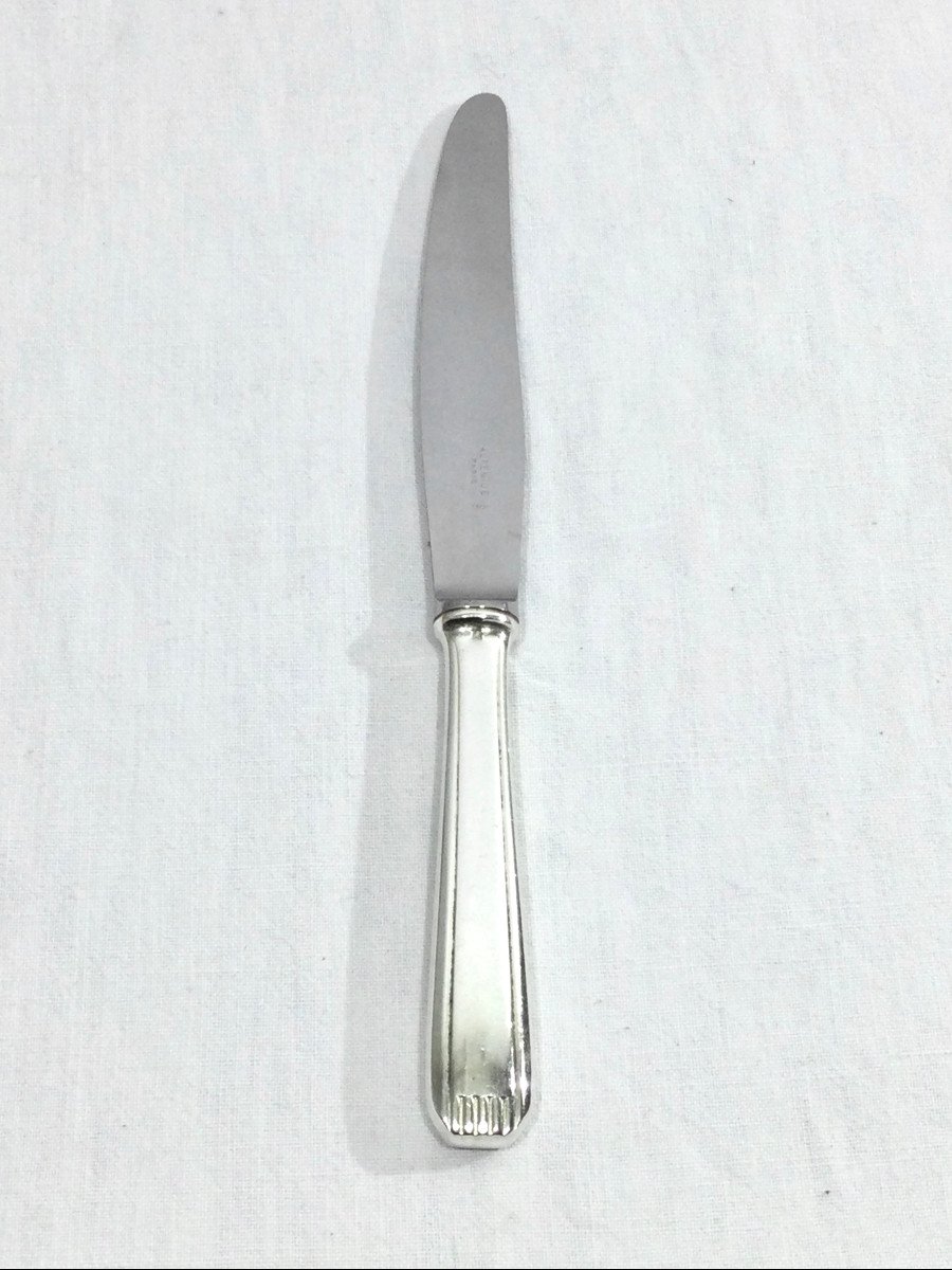 Christofle - Alfenide Silver Metal Knives-photo-1