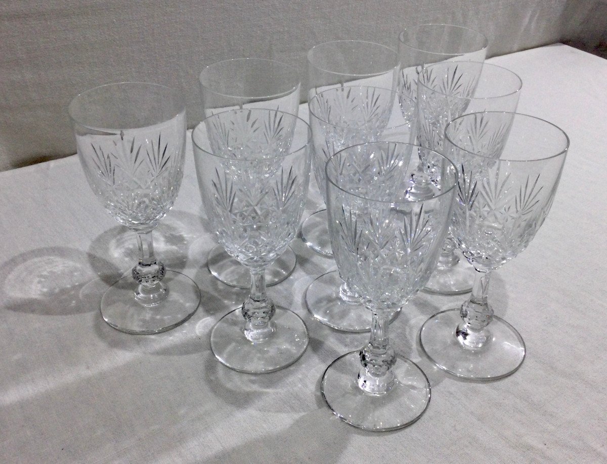 Saint-louis - 9 Red Wine Glasses Massenet Model-photo-4