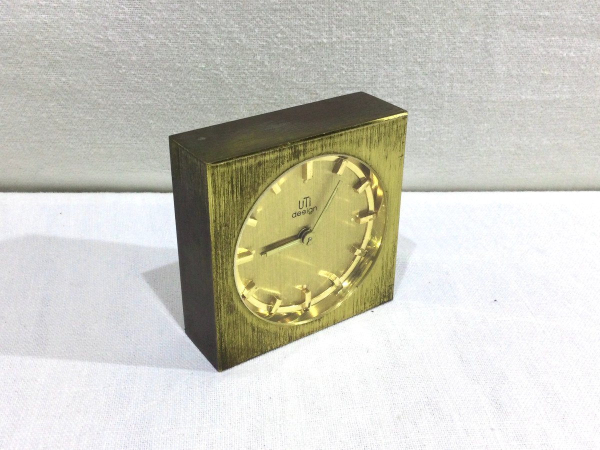 Uti Design – Mechanical Brass Clock-photo-2