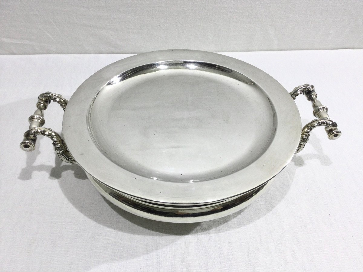 Charles Balaine - Lined Metal Dish Warmer-photo-3