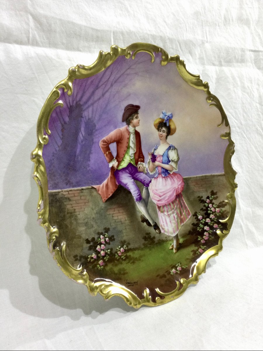 Savouyaud – Assiette décorative en porcelaine -photo-2