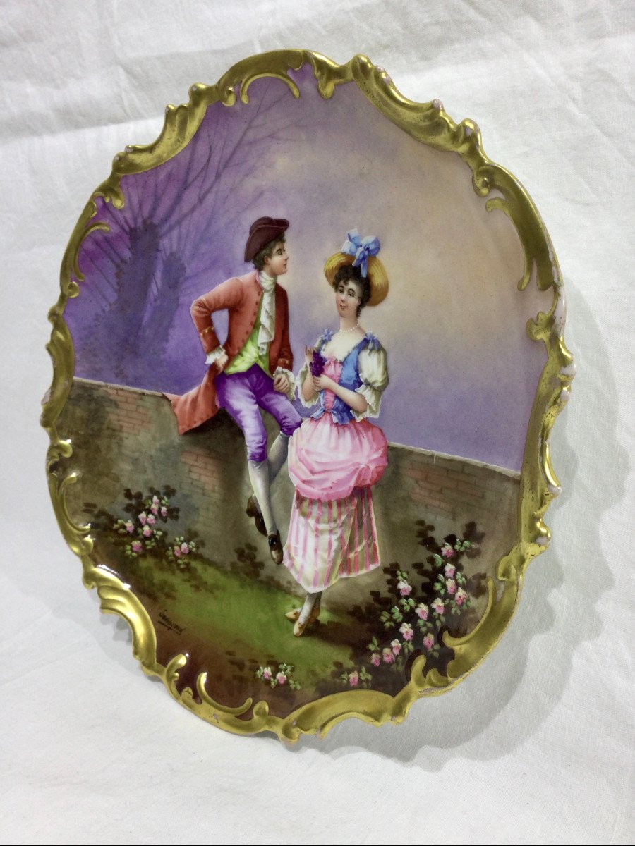 Savouyaud – Assiette décorative en porcelaine -photo-3