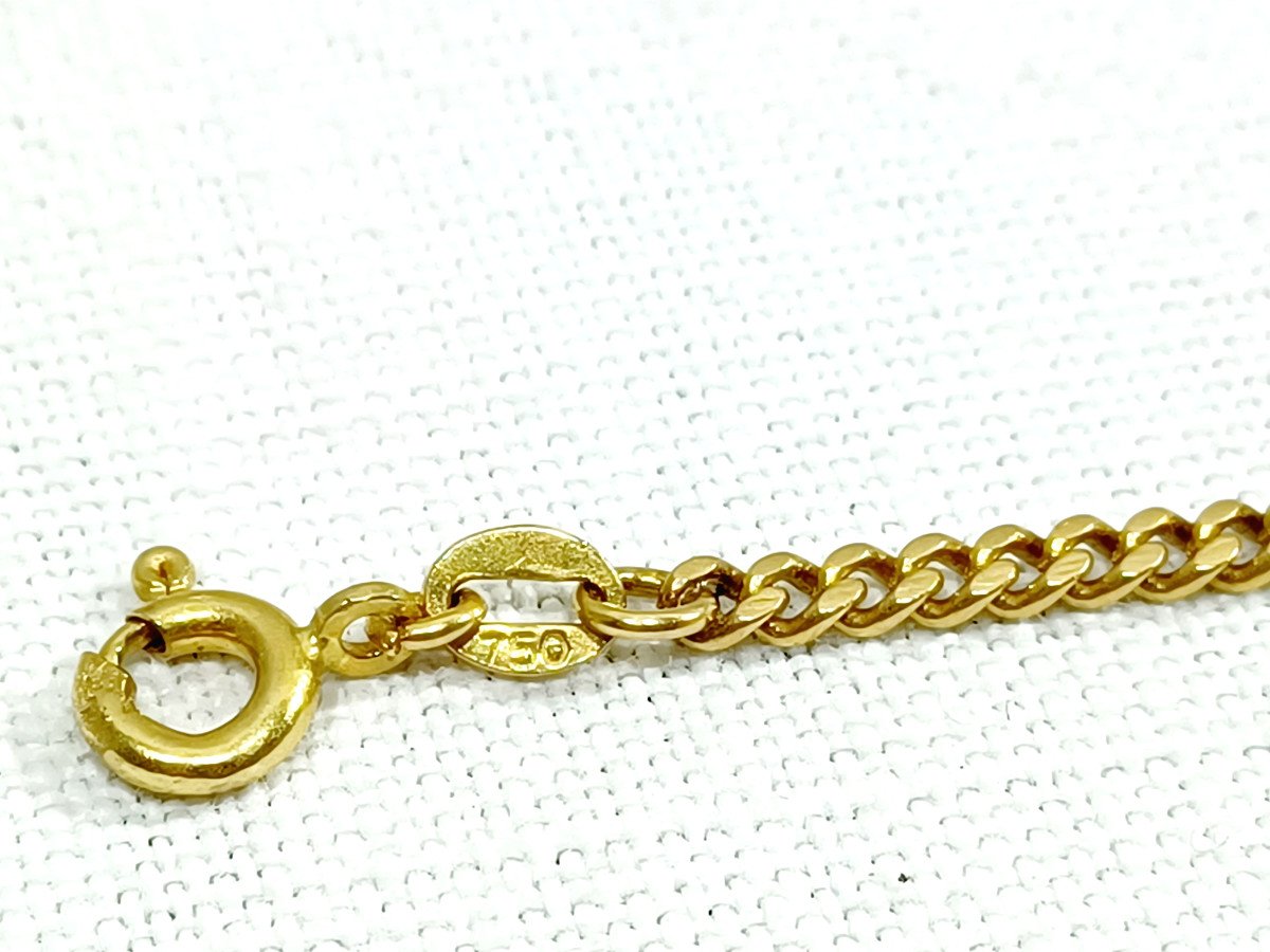 Curb Link Gold Chain   -photo-3