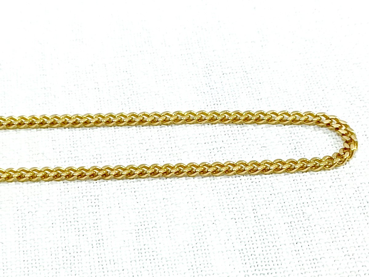 Curb Link Gold Chain   -photo-6