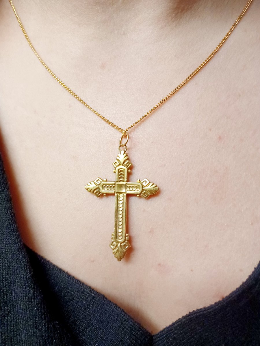 Yellow Gold Cross -photo-6