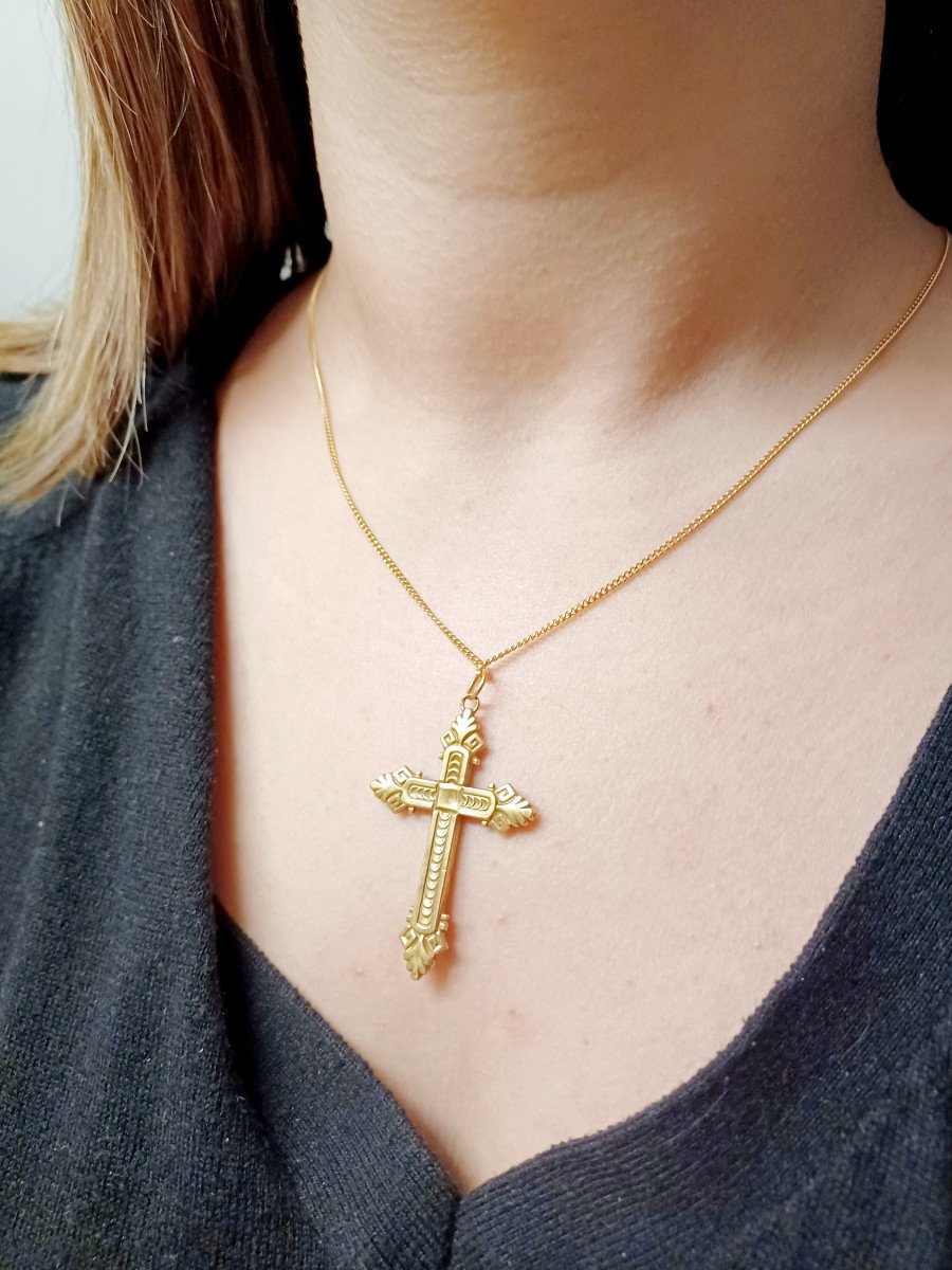 Yellow Gold Cross -photo-7