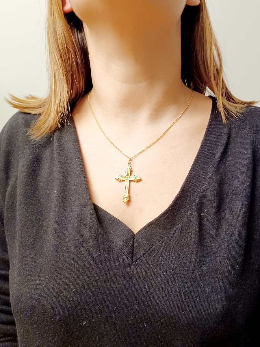 Yellow Gold Cross -photo-8