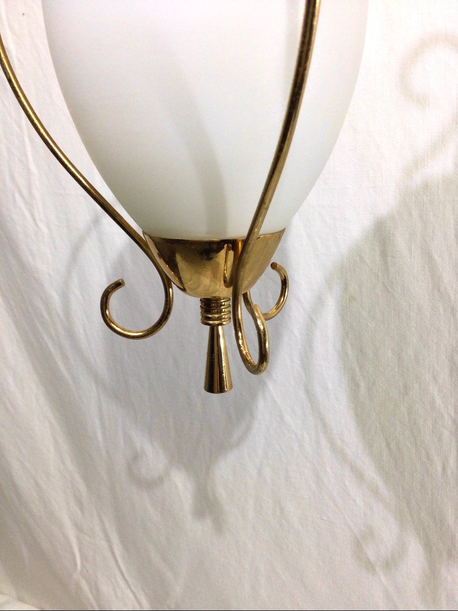 1 Light Lantern In Gold Metal-photo-5