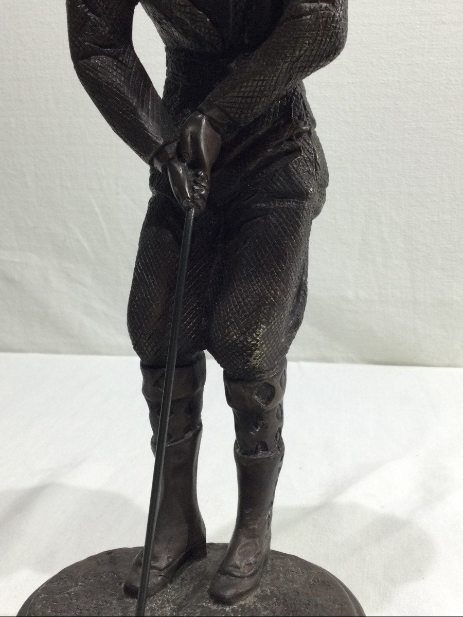 F. Daste – Bronze Golfer-photo-6