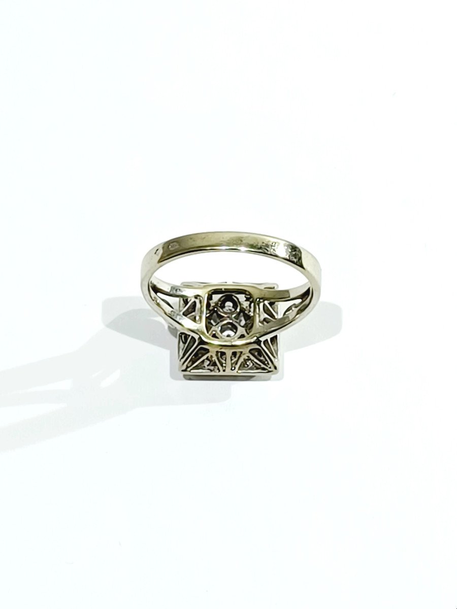 Pavement Diamonds And White Gold Ring-photo-6