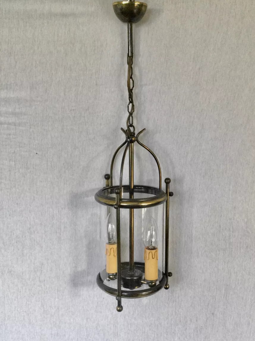 2-light Brass Lantern -photo-3