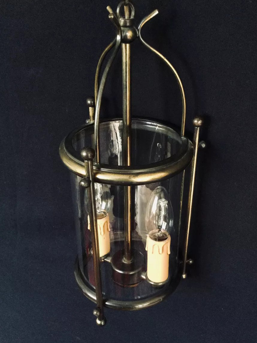 2-light Brass Lantern -photo-5
