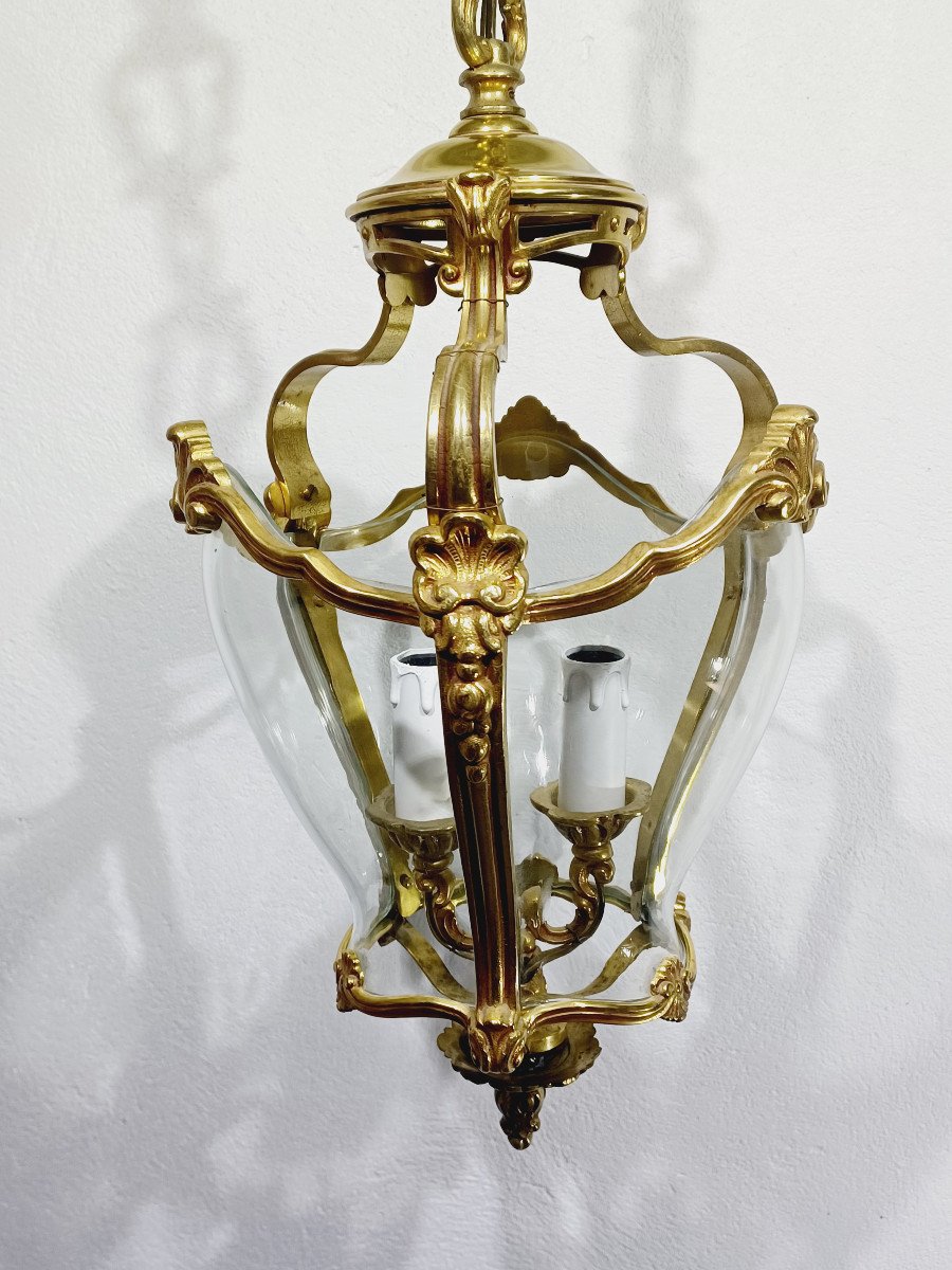 Concave Bronze Lantern 2 Lights -photo-6