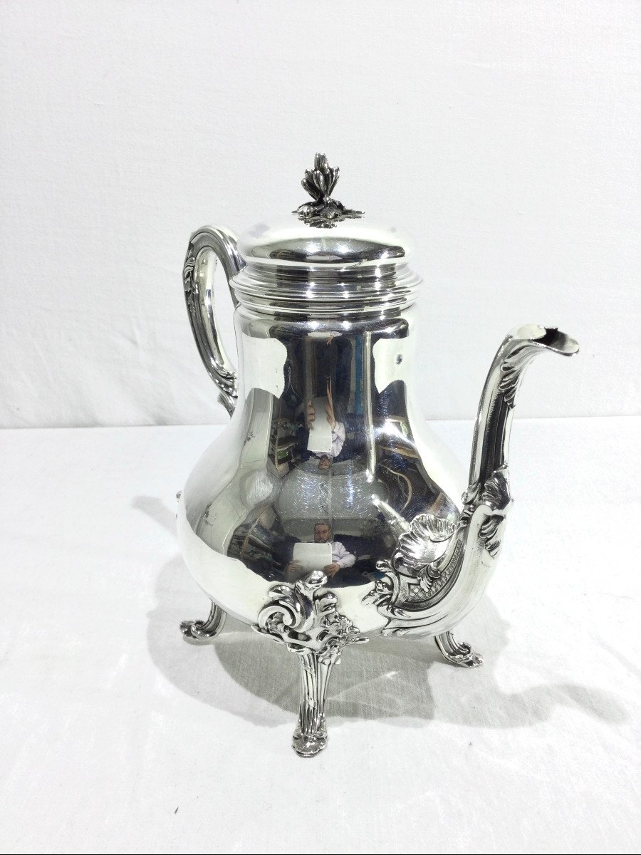 Emile Puiforcat – Silver Teapot -photo-2