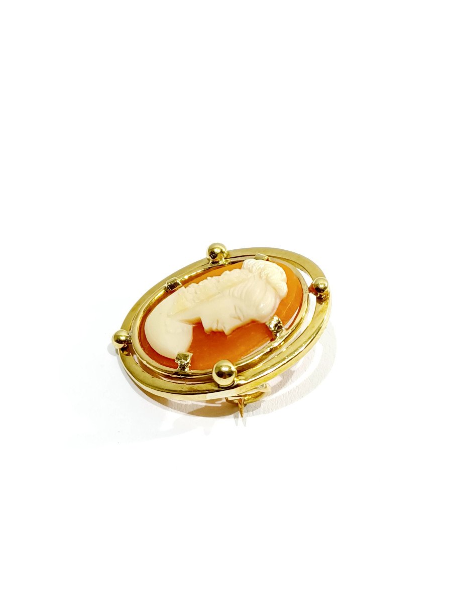 Shell Cameo Brooch-photo-3