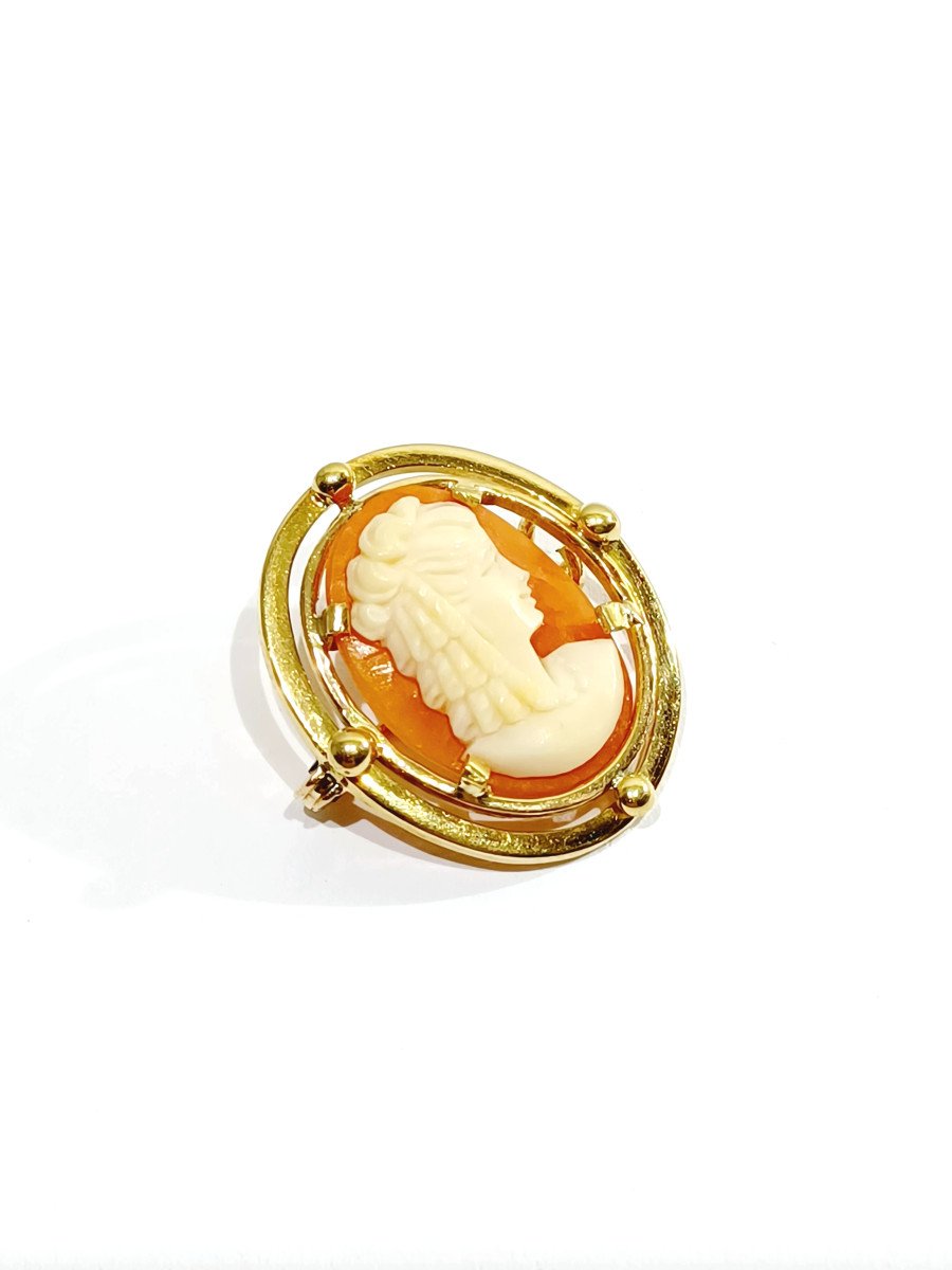 Shell Cameo Brooch-photo-2