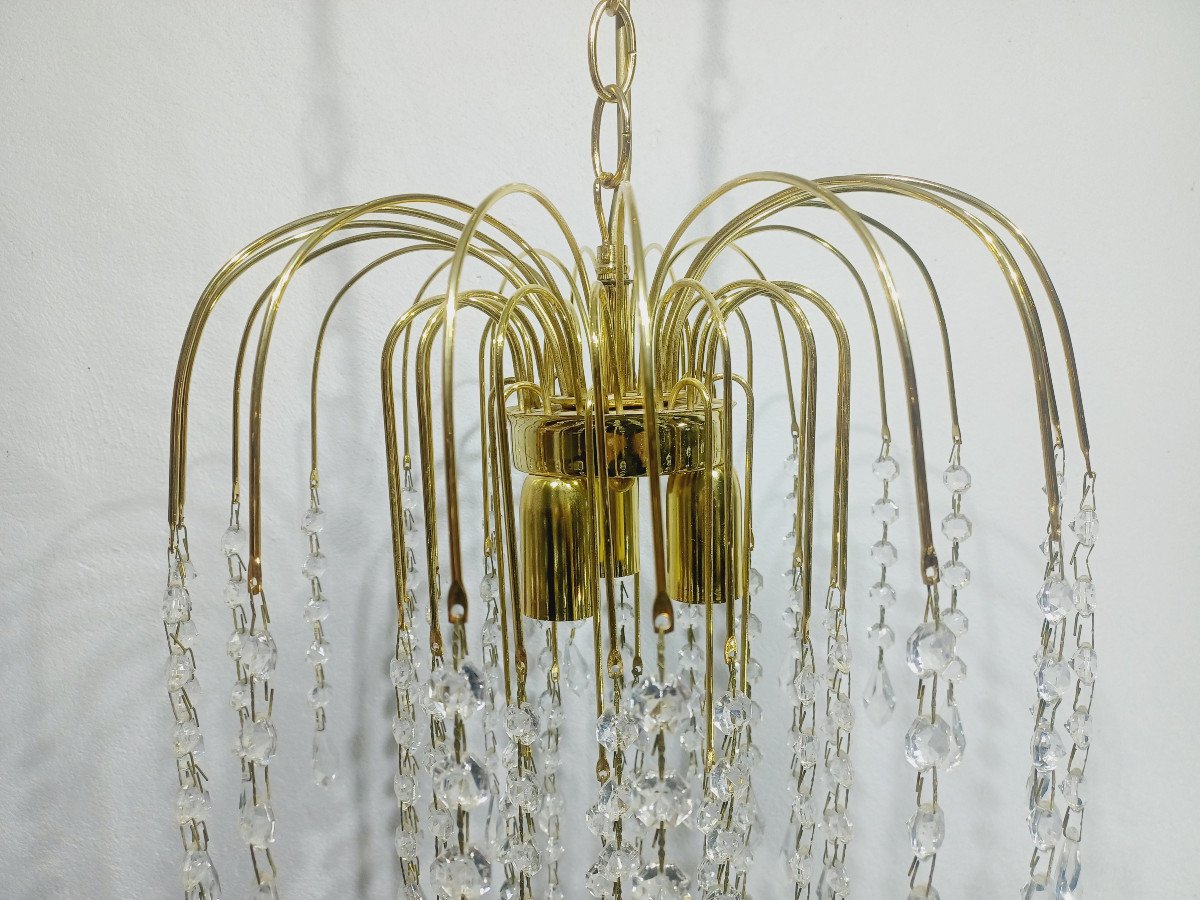 3 Light Crystal Chandelier -photo-6