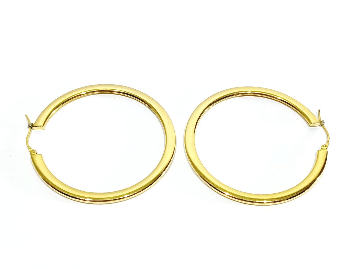 Pair Of Gold Earrings -photo-4