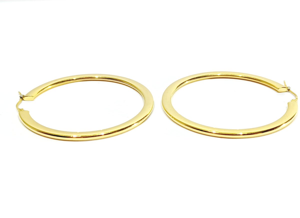 Pair Of Gold Earrings -photo-1