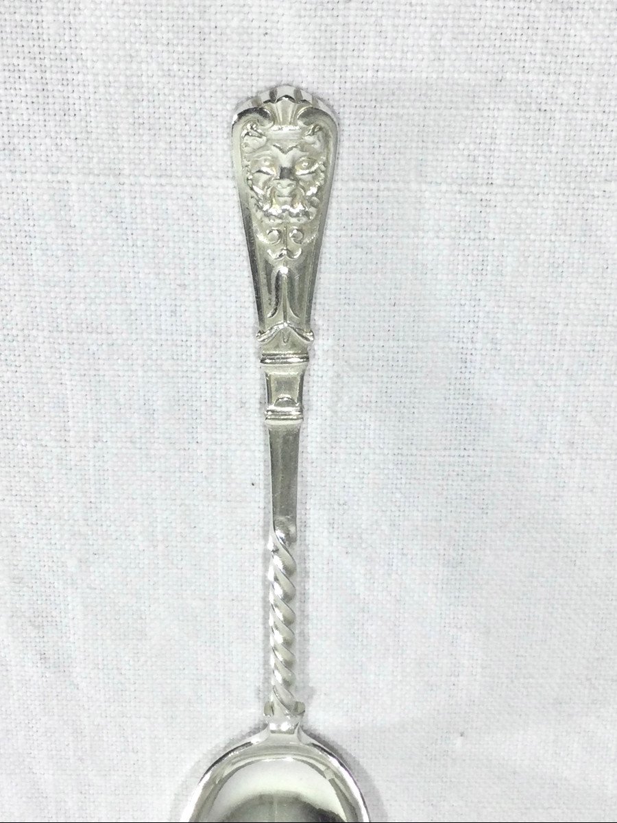 Christofle – 12 Teaspoons Mascaron-photo-4