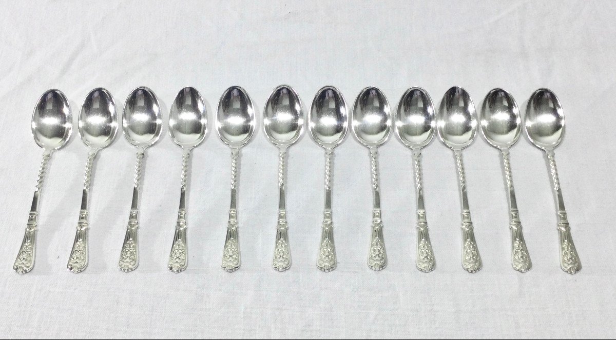 Christofle – 12 Teaspoons Mascaron