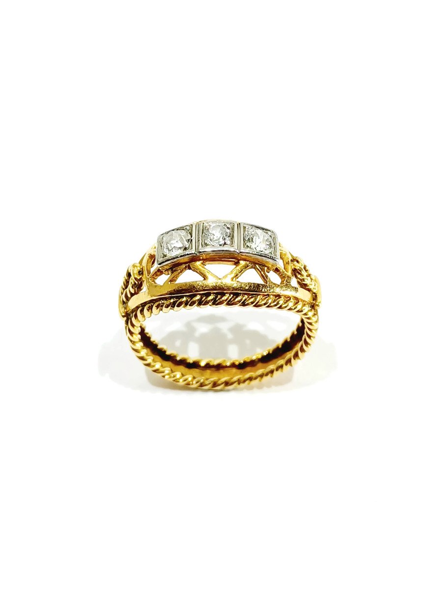 Gold And Diamond Ring-photo-2