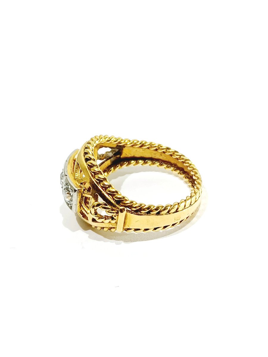 Gold And Diamond Ring-photo-3