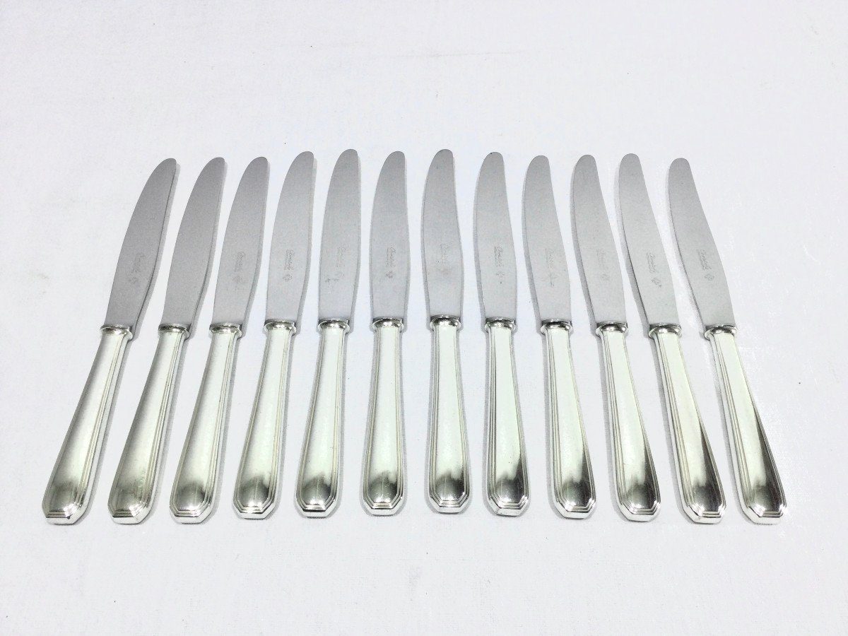 Christofle – 61 Piece Cutlery Set América Model -photo-3